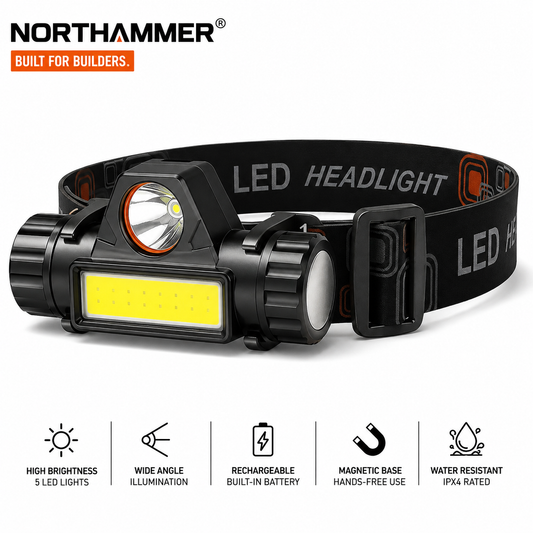 COB LED Headlamp
