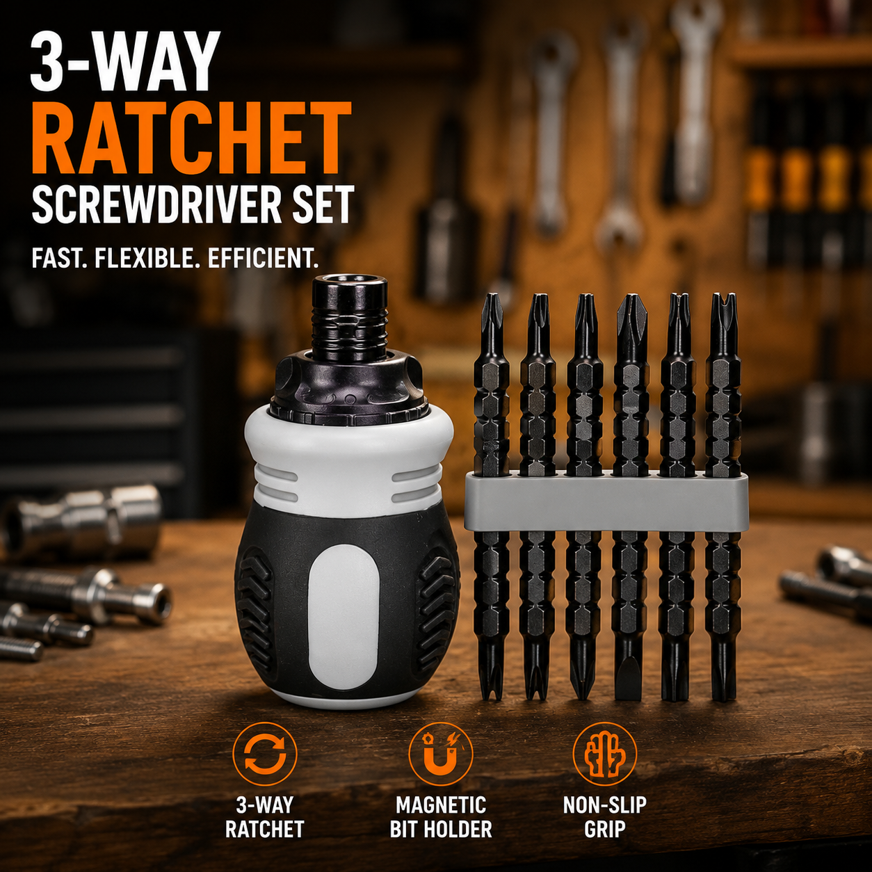 Mini Ratchet Screwdriver Set