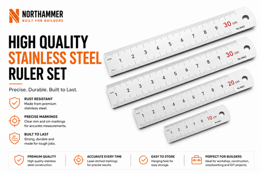 Stainless Steel Ruler Set