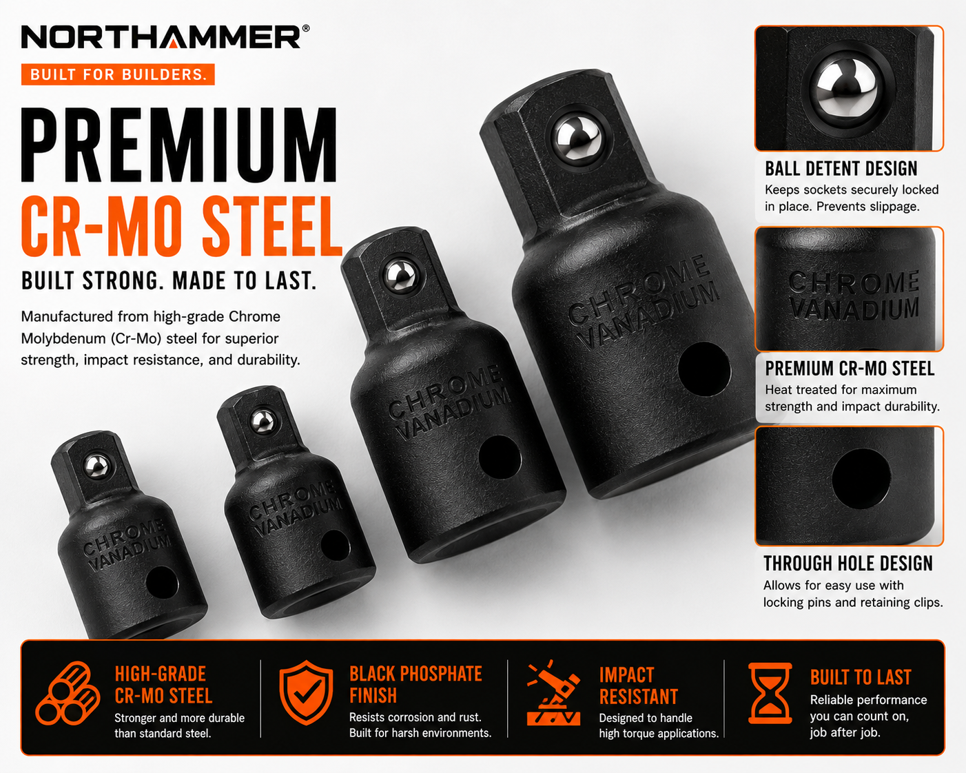 Impact Socket Reducer Set