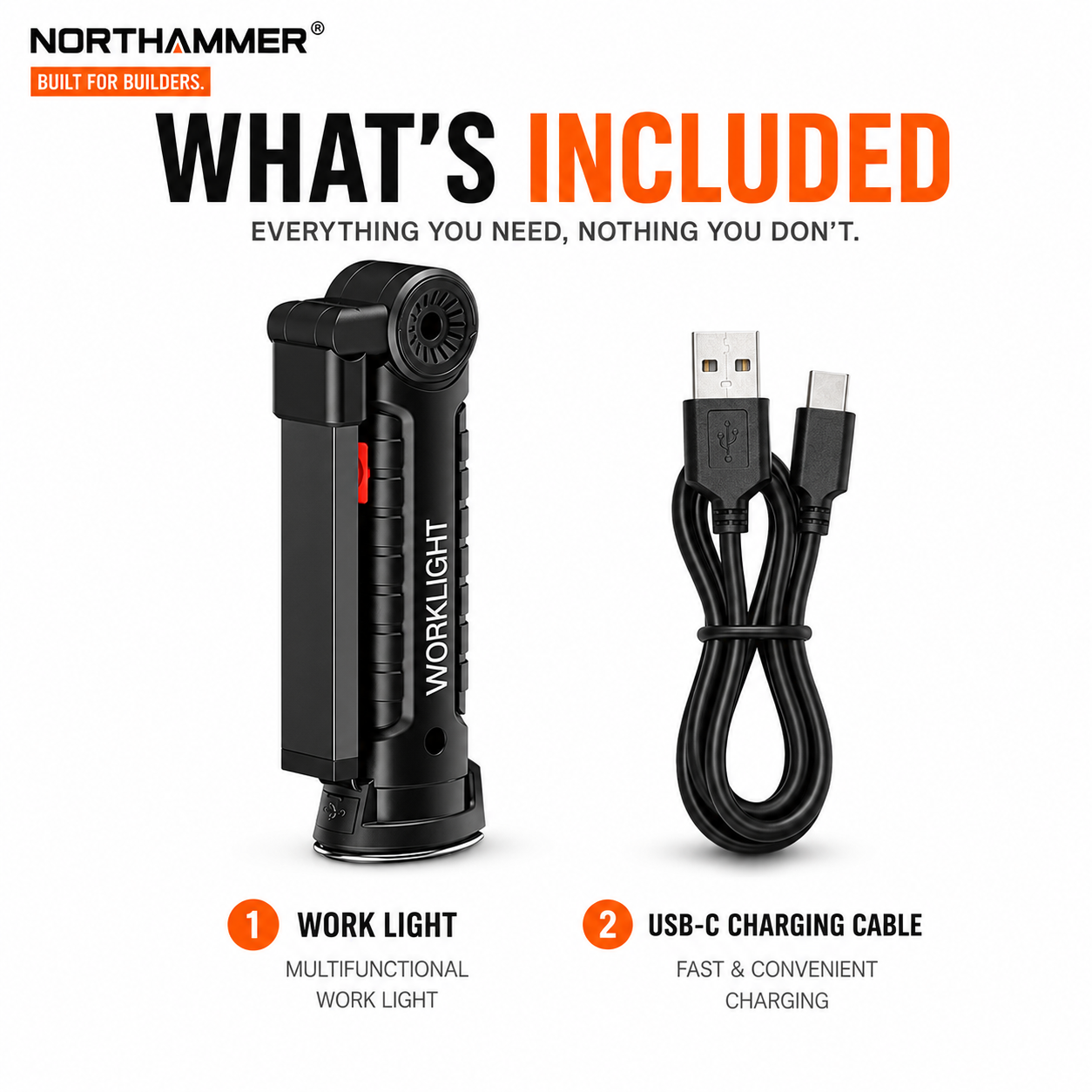 Folding COB Work Light
