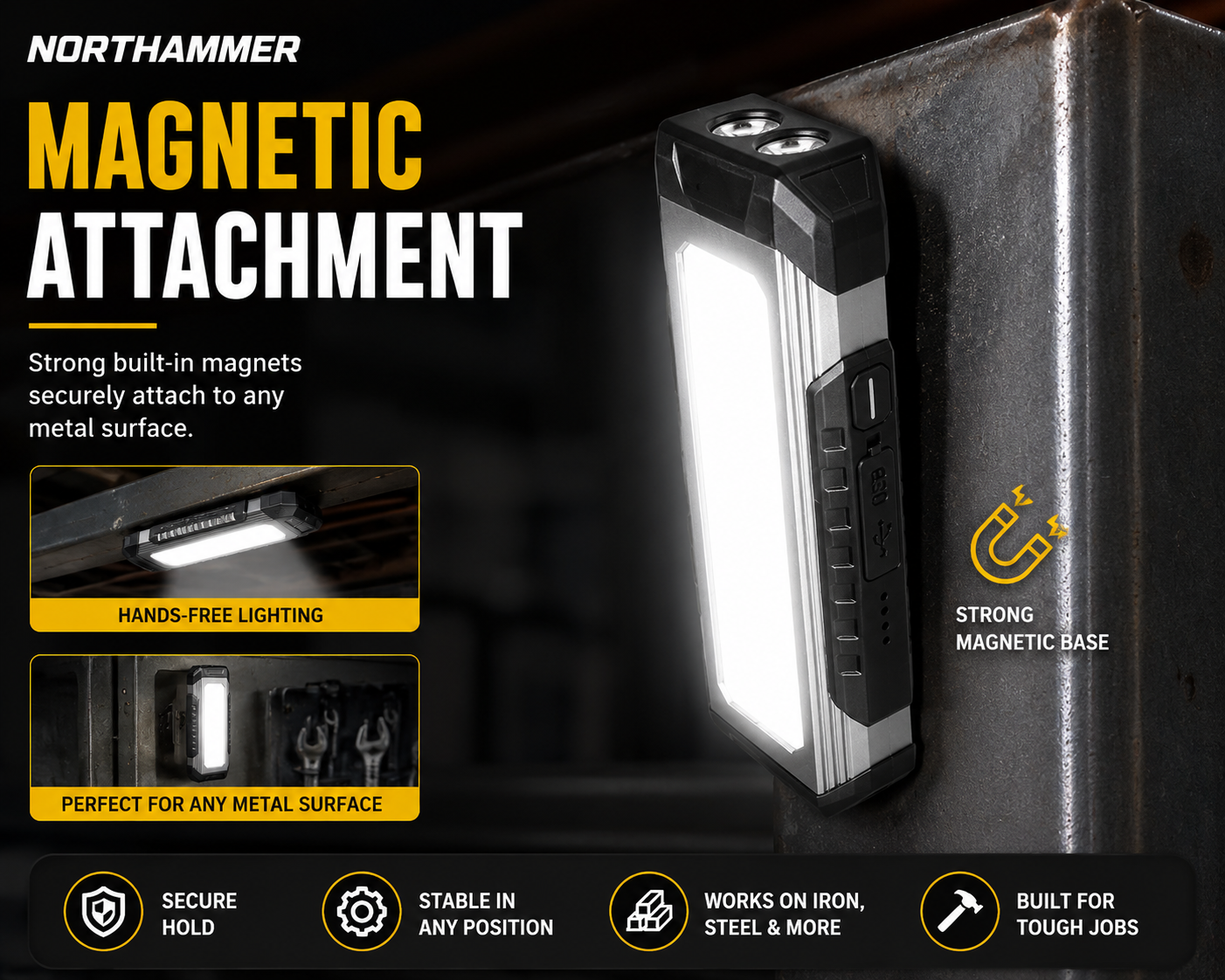 Magnetic LED Work Light