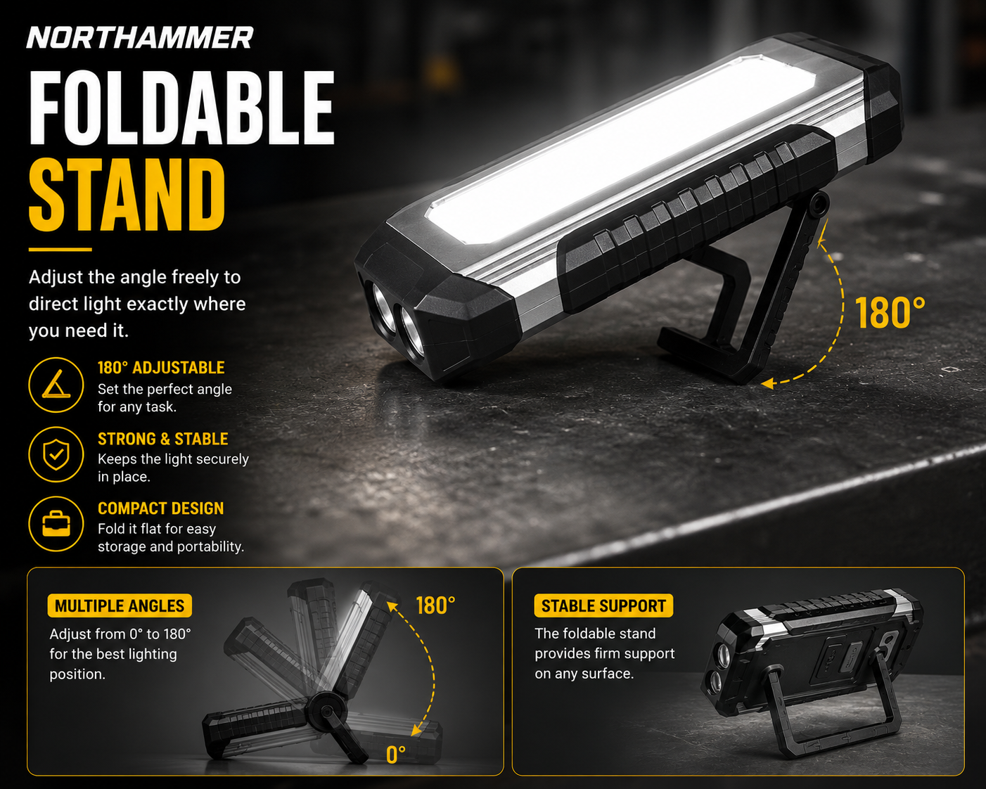 Magnetic LED Work Light