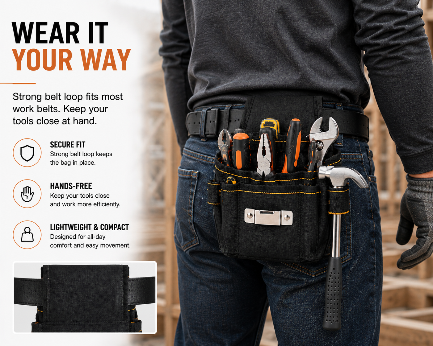 Heavy-Duty Tool Pouch