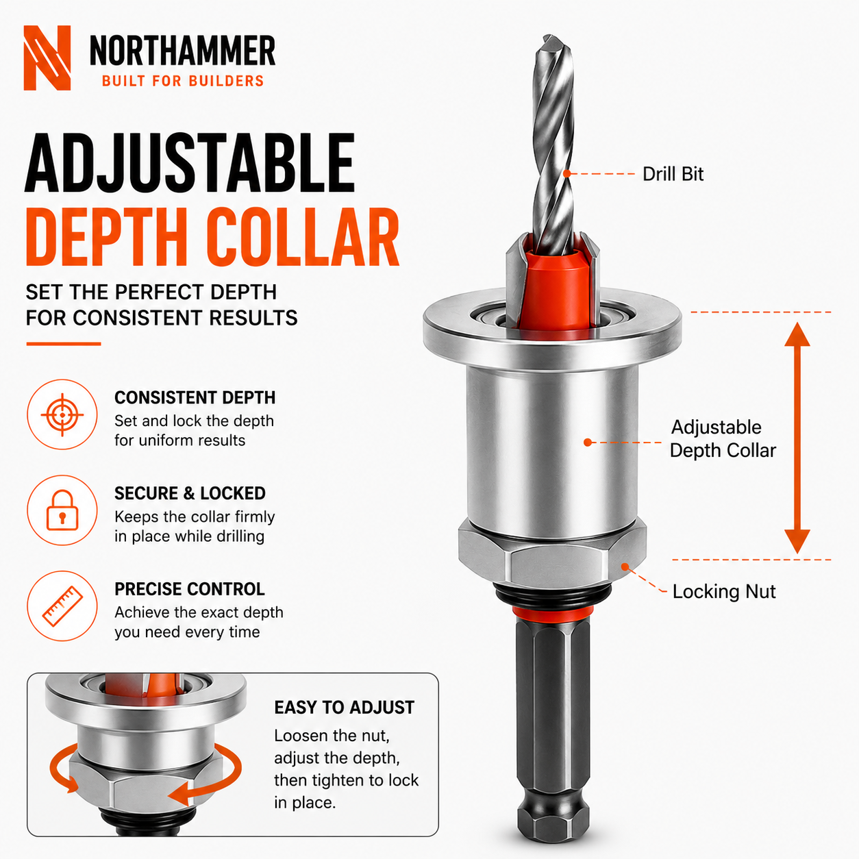 Adjustable Countersink Bit