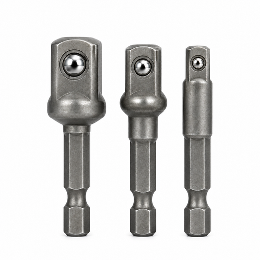 Northammer 3-Piece Hex Socket Adapter Set for Impact Drivers and Drills