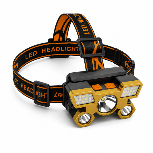 Northammer Rechargeable 5-LED Headlamp Hands-Free Work Light