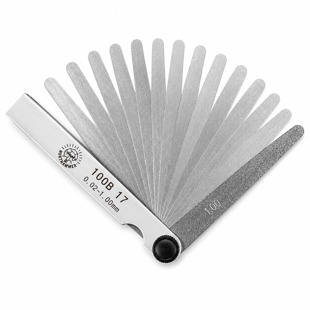 Northammer Precision Feeler Gauge Set with 17 Stainless Steel Blades