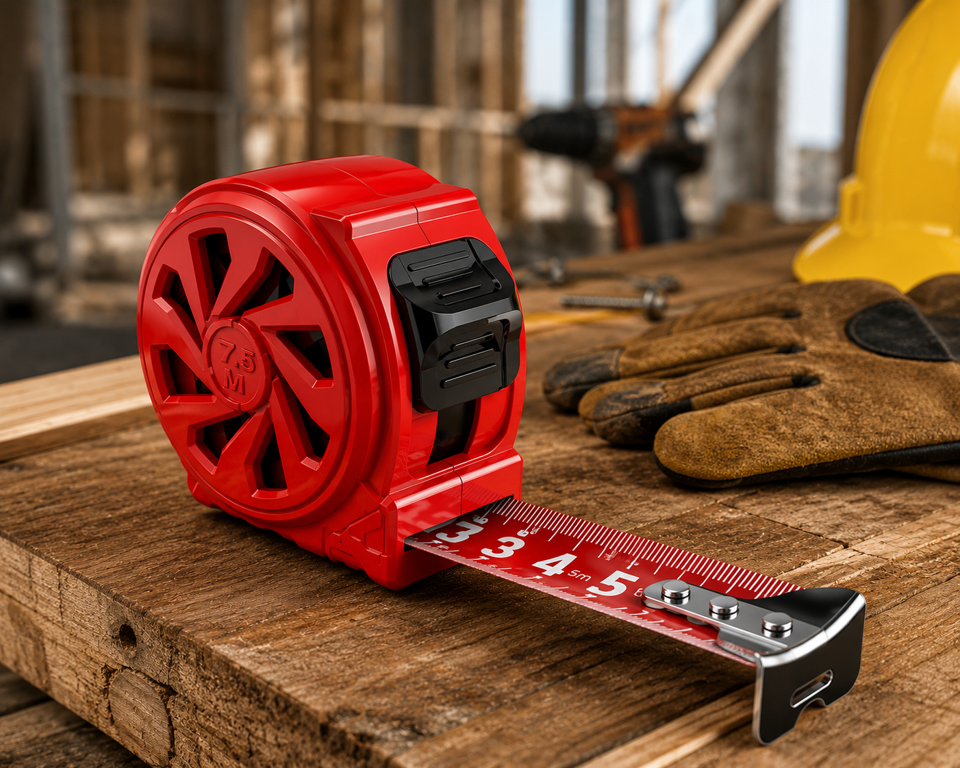 Auto-Lock Tape Measure