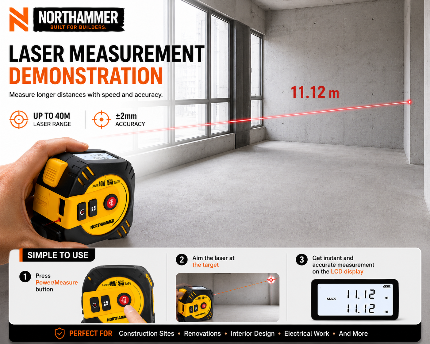 Laser Tape Measure