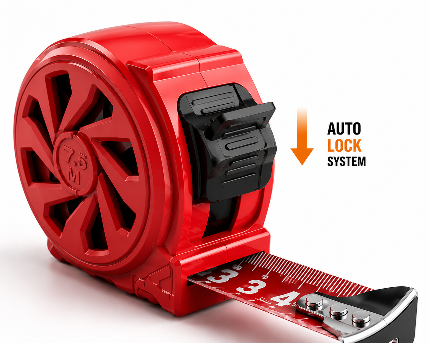Auto-Lock Tape Measure