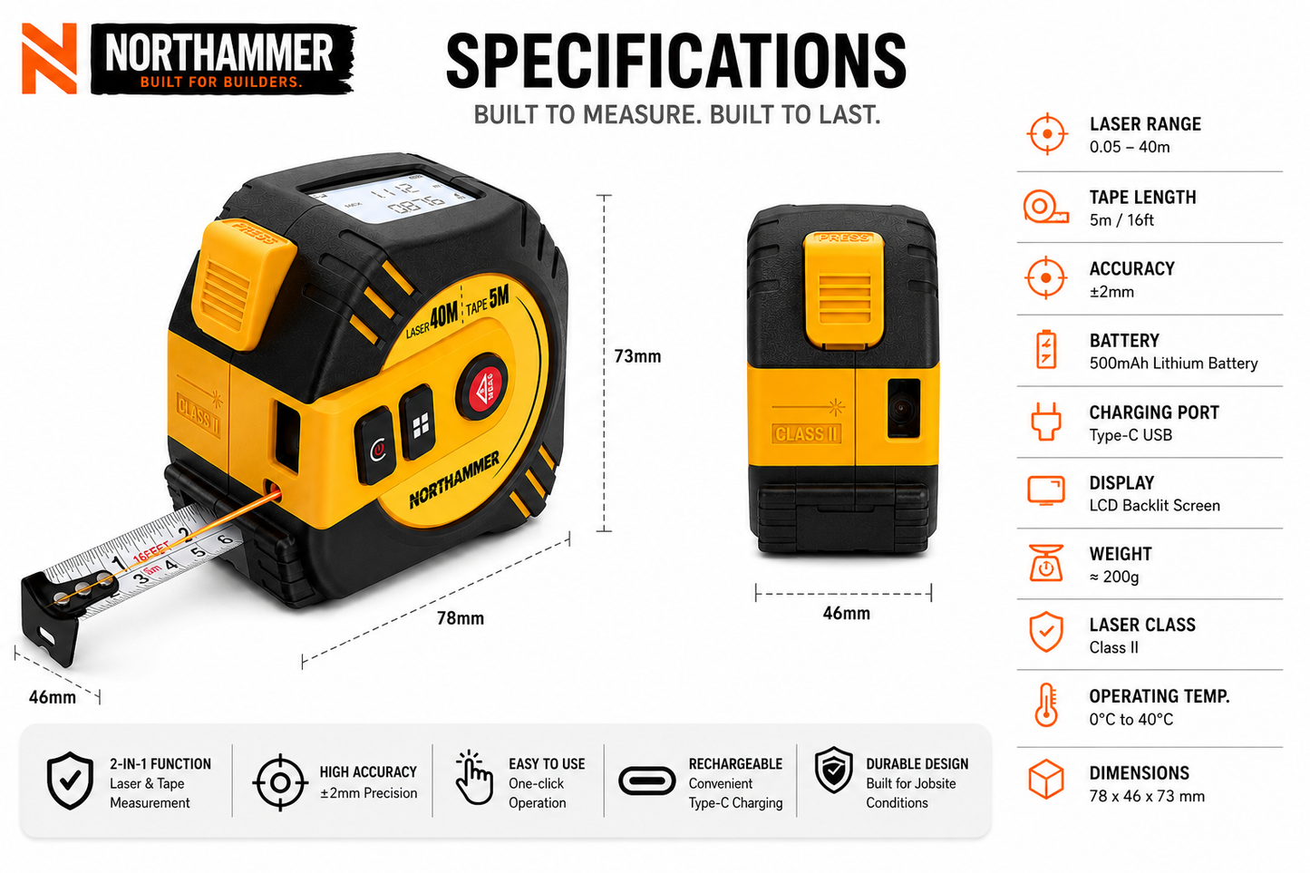 Laser Tape Measure